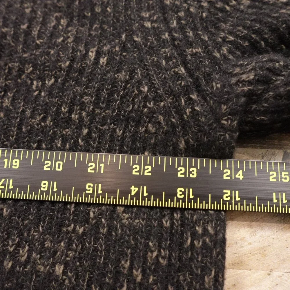 Banana Republic Ribbed Popover Shawl Sweater – Men’s Size Large – Italian Yarn‎